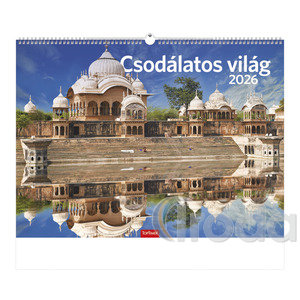 Képes falinaptár 420x310 mm Csodálatos Világ ,  2026.év