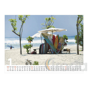 Top Timer T093 Beach Falinaptár képes, 405mm x 320mm  2026.év