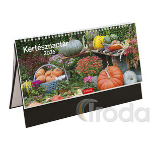 Asztali naptár Top Timer Impresszionisták, fehér tömbös, álló fekete műbőrbevont hátlappal, 325x155mm 2026.év