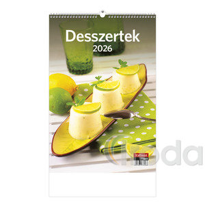 Képes falinaptár Top Timer Desszertek 220x330mm, 2026.év
