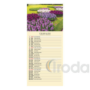 Top Timer falinaptár, Gardens,  2026.év