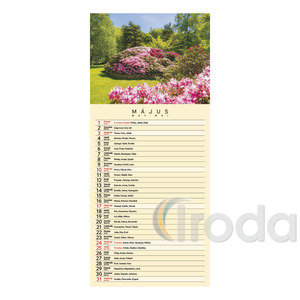 Top Timer falinaptár, Gardens,  2026.év
