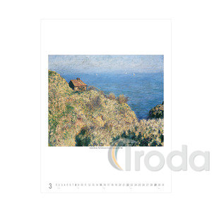 Képes falinaptár, Claude Monet, 420x560mm,  2026.év