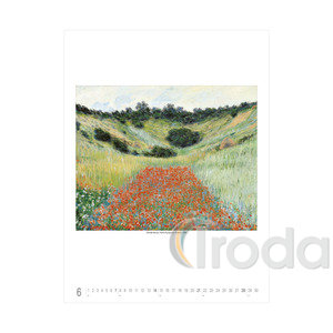 Képes falinaptár, Claude Monet, 420x560mm,  2026.év