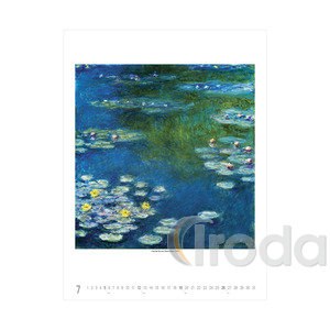 Képes falinaptár, Claude Monet, 420x560mm,  2026.év