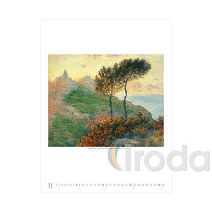 Képes falinaptár, Claude Monet, 420x560mm,  2026.év