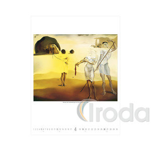 Képes falinaptár, Salvador Dali 420x560mm, 2026év