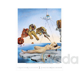 Képes falinaptár, Salvador Dali 420x560mm, 2026év