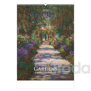 Képes falinaptár, Top Timer GARDENS IMPRESSIONISM 420x560mm 2026.év