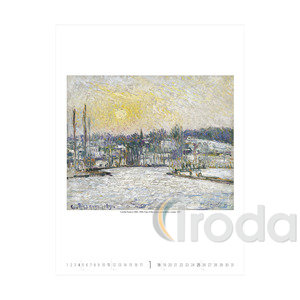 Képes falinaptár, Top Timer GARDENS IMPRESSIONISM 420x560mm 2026.év