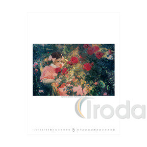 Képes falinaptár, Top Timer GARDENS IMPRESSIONISM 420x560mm 2026.év
