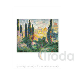 Képes falinaptár, Top Timer GARDENS IMPRESSIONISM 420x560mm 2026.év