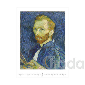 Képes falinaptár, Vincent Van Gogh 420x560mm  2026.év