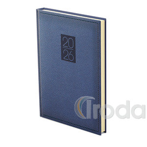 Top Timer Classic B5 heti agenda, kék borító, chamois lapok, 170mm x 245mm,  2026.év