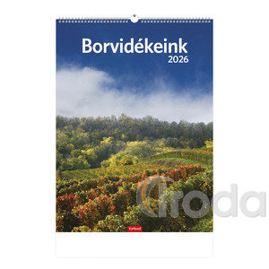 Top Timer T093 Borvidékeink Falinaptár képes, 405mm x 320mm 2026.év