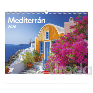 Top Timer T093 Mediterrán Falinaptár képes, 405mm x 320mm 2026.év