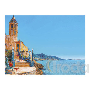 Top Timer T093 Mediterrán Falinaptár képes, 405mm x 320mm 2026.év