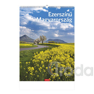 Top Timer T093 Ezerszínű Magyarország Falinaptár képes, 405mm x 320mm 2026.év