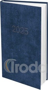 Zsebnaptár, álló, fehér lapokkal kék, 2023.év