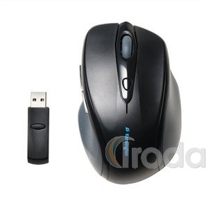 Egér, vezeték nélküli, optikai, normál méret, USB, KENSINGTON ProFit