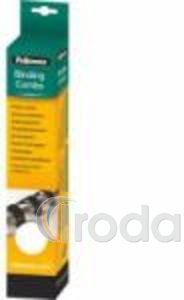 Műanyag spirál Fellowes 16 mm, 101-120 lapig, fekete 25db/csomag