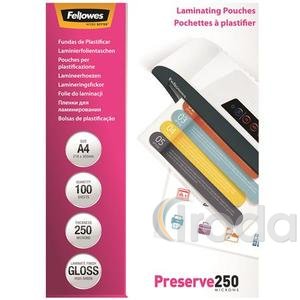 Fellowes A4 fényes lamináló fólia, 250 mikron 100db/CSM