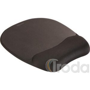 Egéralátét csuklótámasszal, habtöltésű, FELLOWES Memory Foam, fekete