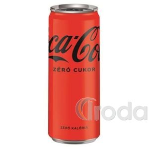 Coca Cola Zero Üdítőital, szénsavas, 0,33 l, dobozos