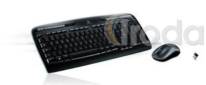 Egér- és billentyűzet készlet, Logitech MK330, vezeték nélküli, fekete, USB, HUN