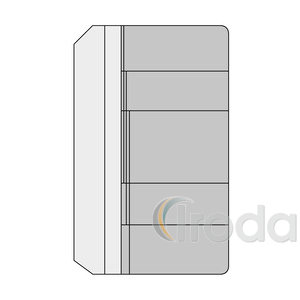 Kalendárium betét, névjegytartó, S, SATURNUS, S335 2026.év